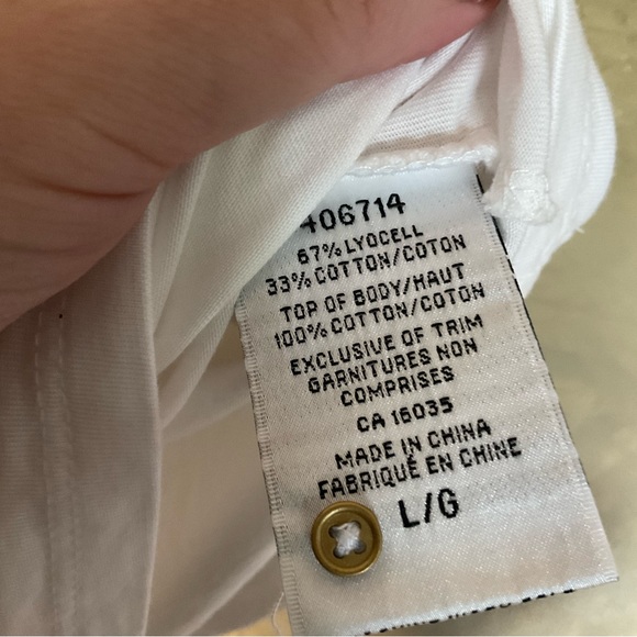 Catherine Malandrino Cotton Pointelle and Lyocell Sleeveless Top - Picture 5 of 6